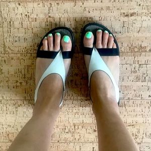 Leather Flat Sandals